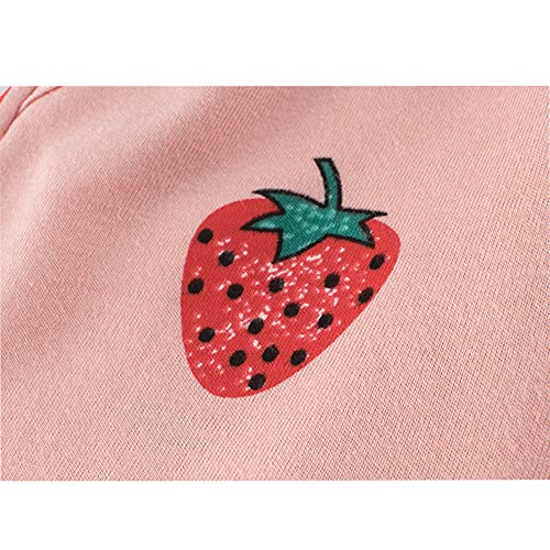 Toddler Girl Summer Knit Shorts with Pocket, 2 Pack Baby Pull-On Soft Active Shorts4