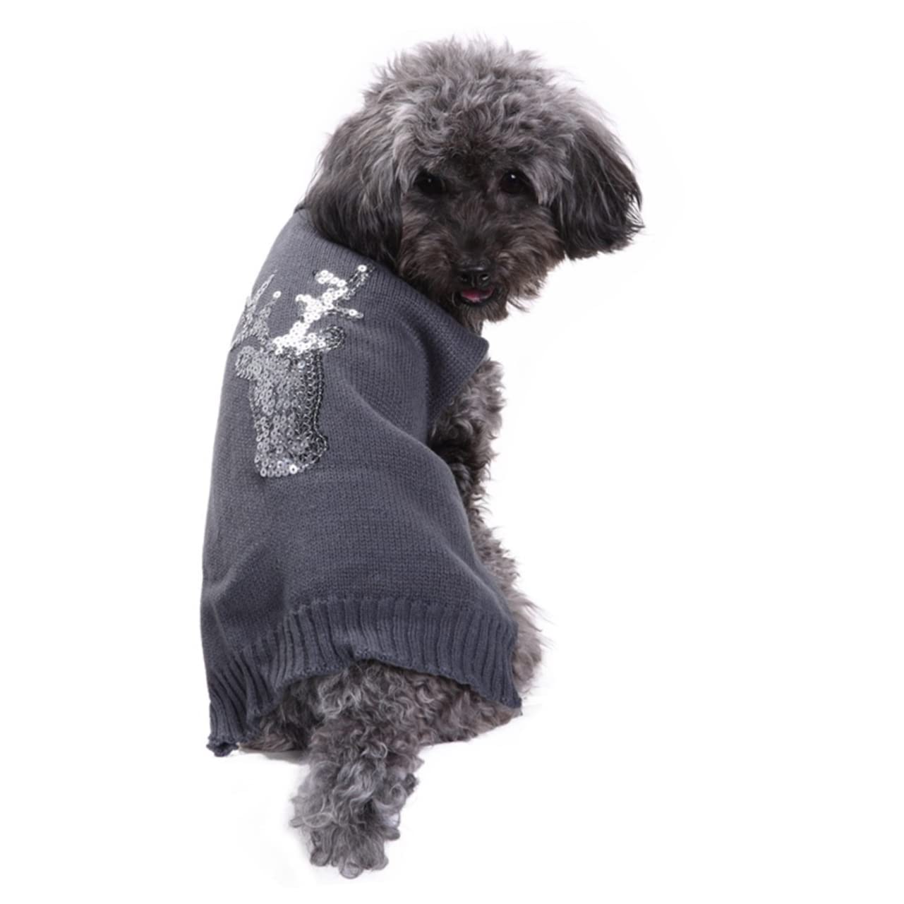BESPORTBLE 3 Pz Costume da Cucciolo Panno di Gatto di Natale Vestiti per Cani Maglioncini Cane Maglioni Cane Indumento Caldo per Animali Domestici Vestiti Invernali per Animali Domestici