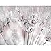 Produktbild Fototapete Blumen Pusteblume 352 x 250 cm Vlies Tapeten Wandtapete XXL Moderne Wanddeko Wohnzimmer Schlafzimmer Büro Flur Rosa Grau 9436011a