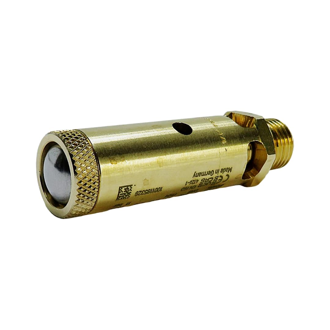 TÜV-Sicherheitsventil G 3/8" (DN8), 10,5 bar, Messing