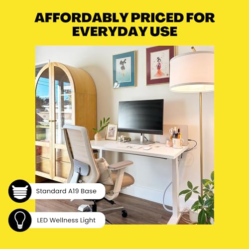 Norb SUN-A19-9W Everyday Sun Light Bulb - Full Spectrum Wellness Lighting With Sun-Mimicking Technology thumb #3