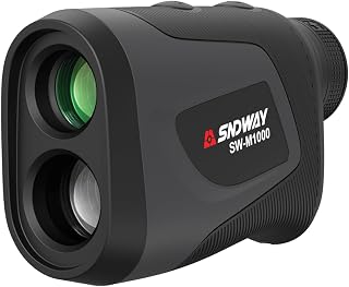 mingqian 3~1000M High Preion Distance Meter 6X Magnification Outdoor Digital Golf Telespe Ruler Handheld Golf Rangefinder with Golf Trajectory mpensation Flag Pole Lock Function
