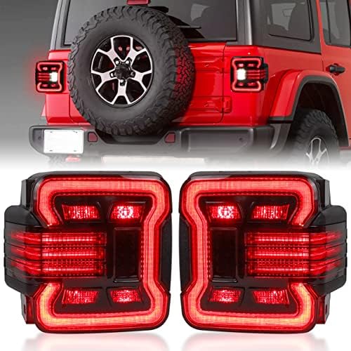 YOMTOVM LED Tail Lights Compatible with 20072018 Jeep