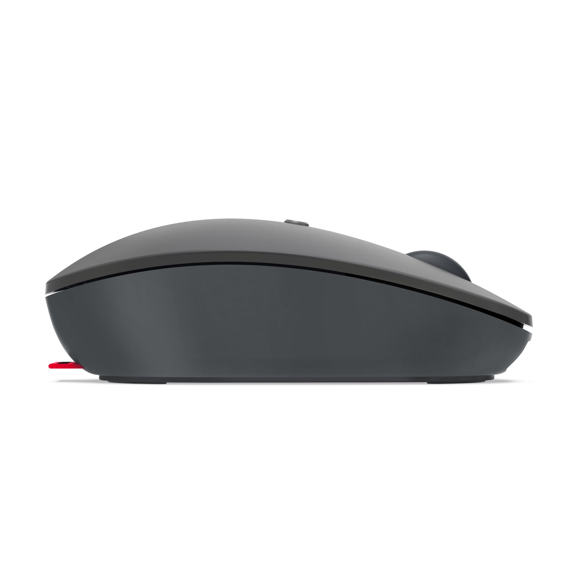 Lenovo Go Ratón Inalámbrico USB-C (Sensor Óptico Azul, 3 Botones, Rueda de Desplazamiento, Emparejamiento Universal) - Color Gris Tormenta