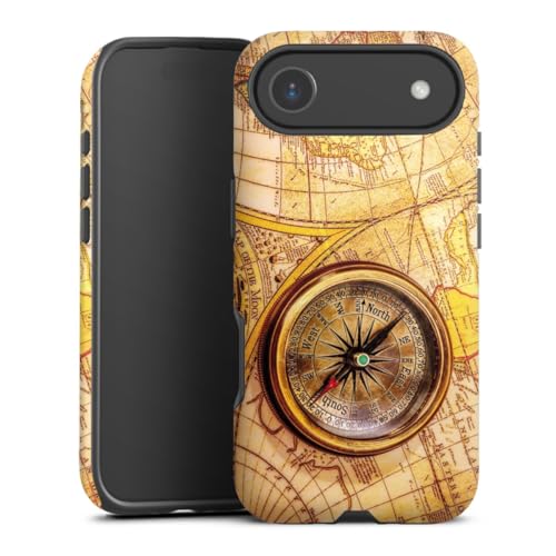 Coque antichoc iPhone Air renforcée motif boussole avec protection intégrale