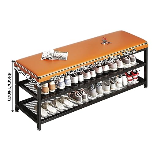Banc de rangement à chaussures résistant pour simplifier la routine matinale - 3