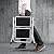 Delxo 2 Step Stool Stepladders Lightweight White Folding Step Ladder with Handgrip Anti-Slip Sturdy and Wide Pedal Steel Ladder Mini-Stool 250lbs 2-Feet