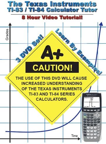 MathTutorDVD.com TI-83/TI-84 Calculator Tutor: Graphing/Scientific, Educational Videos