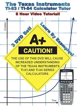 DVD The Texas Instruments TI-83/TI-84 Calculator Tutor Book