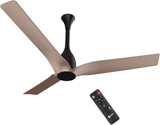 Orient Electric Aerosilent | India’s Most Silent Fan | Less than 50dB| 1200mm BLDC Ceiling Fan with Remote | BEE 5-Star Energy-Efficient Fan | Red Dot Design Winner| 5-Year Warranty | Tangerine Brown