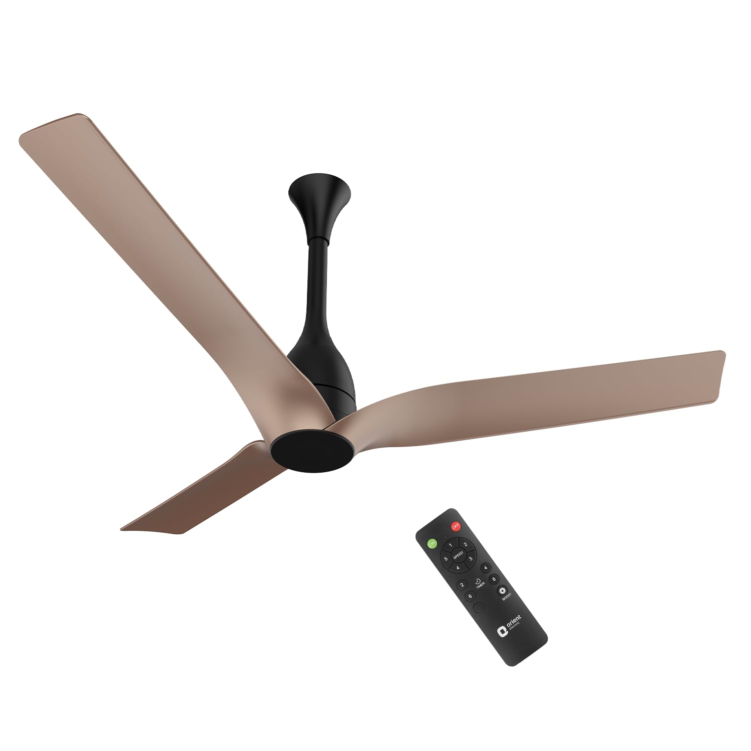 Orient Electric Aerosilent | India’s Most Silent Fan | Less than 50dB| 1200mm BLDC Ceiling Fan with Remote | BEE 5-Star Energy-Efficient Fan | Red Dot Design Winner| 5-Year Warranty | Tangerine Brown discount deal