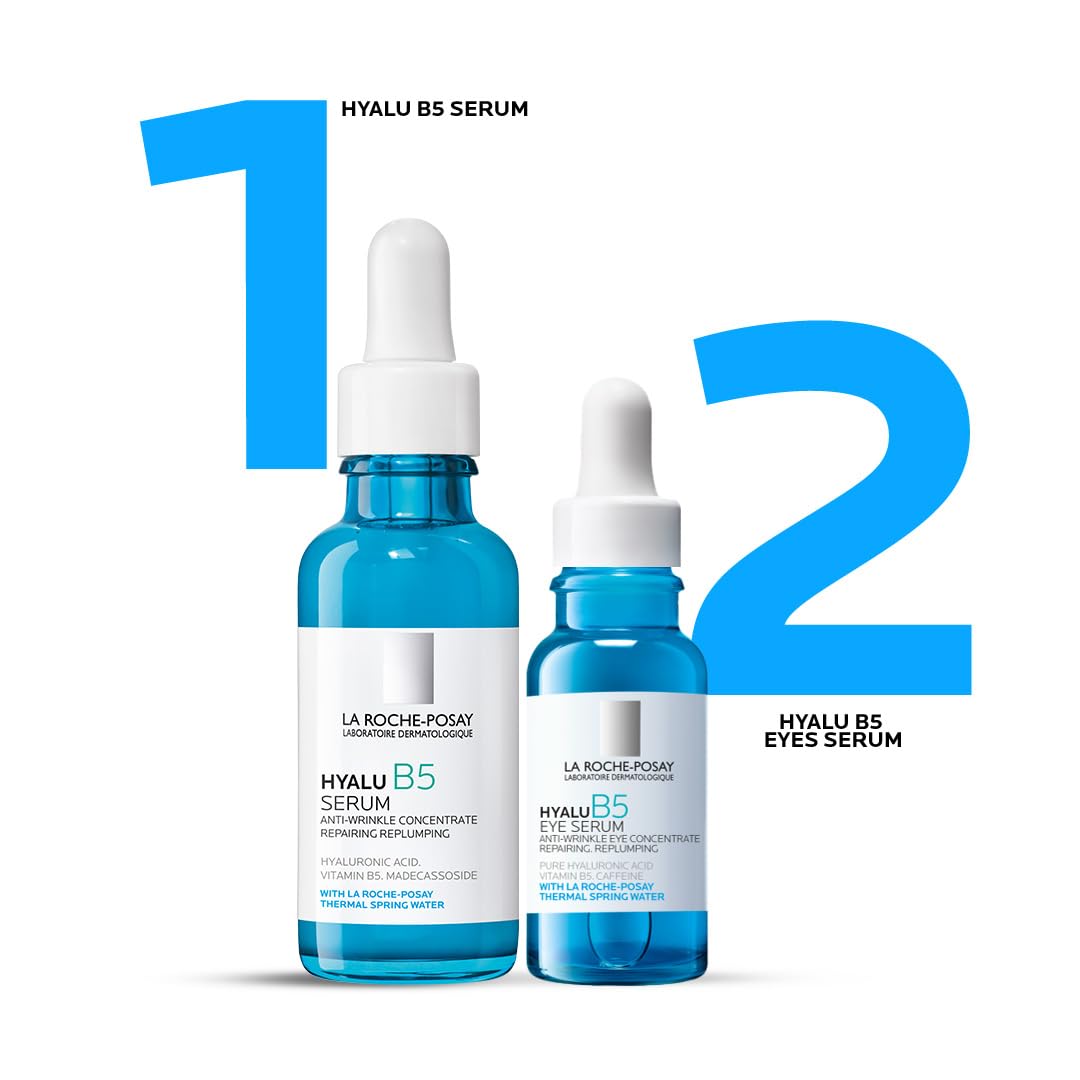 La Roche-Posay Hyalu B5 Eyes Anti-Ageing Eye Cream 15ml – Replumping Hyaluronic Acid & Vitamin B5 Eye Care for Fine Lines, Puffiness & Dark Circles, Hydrating for Sensitive Eye Area