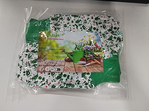 Ainiv Gardening Gloves for Women/Ladies, 3 Pairs Non-Slip Grip Garden Work Gloves, Comfortable Breathable Thorn Proof Garden Gloves for Yard, Farm, Pruning,Gardening Outdoor Multi-Purpose