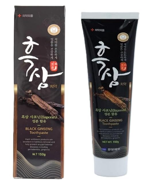 Amazon.com : hanil Korea Black Ginseng Toothpaste 150g : Health