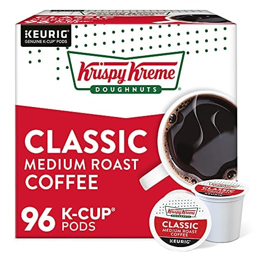 Krispy Kreme Classic, Single-Serve Keurig K-Cup Pods, Medium Roast Coffee, 96 Count