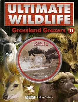 Hardcover Grassland Grazers : Book + DVD : Volume 11 : (Ultimate Wildlife) Book