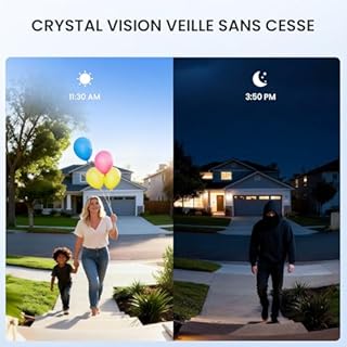 ieGeek 2K Sonnette sans Fil Exterieur Etanche, Sonnette Vidéo avec Caméra Compatible Alexa, Install Facile, Détection IA, IP66 Étanche,Vision Nocturne, Stockage Cloud, WiFi 2,4 GHz Uniquement (Noir)