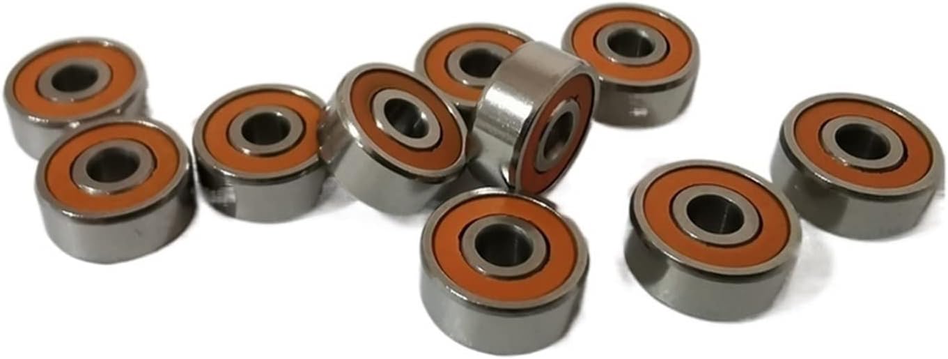 Youngran SMR103 2OS 3X10X4 MM 10PCS,SMR115 2OS 5x11x4MM 5pcs Stainless Steel Hybrid Ceramic Bearings Fishing Reel Shaft Bearings Leisurely