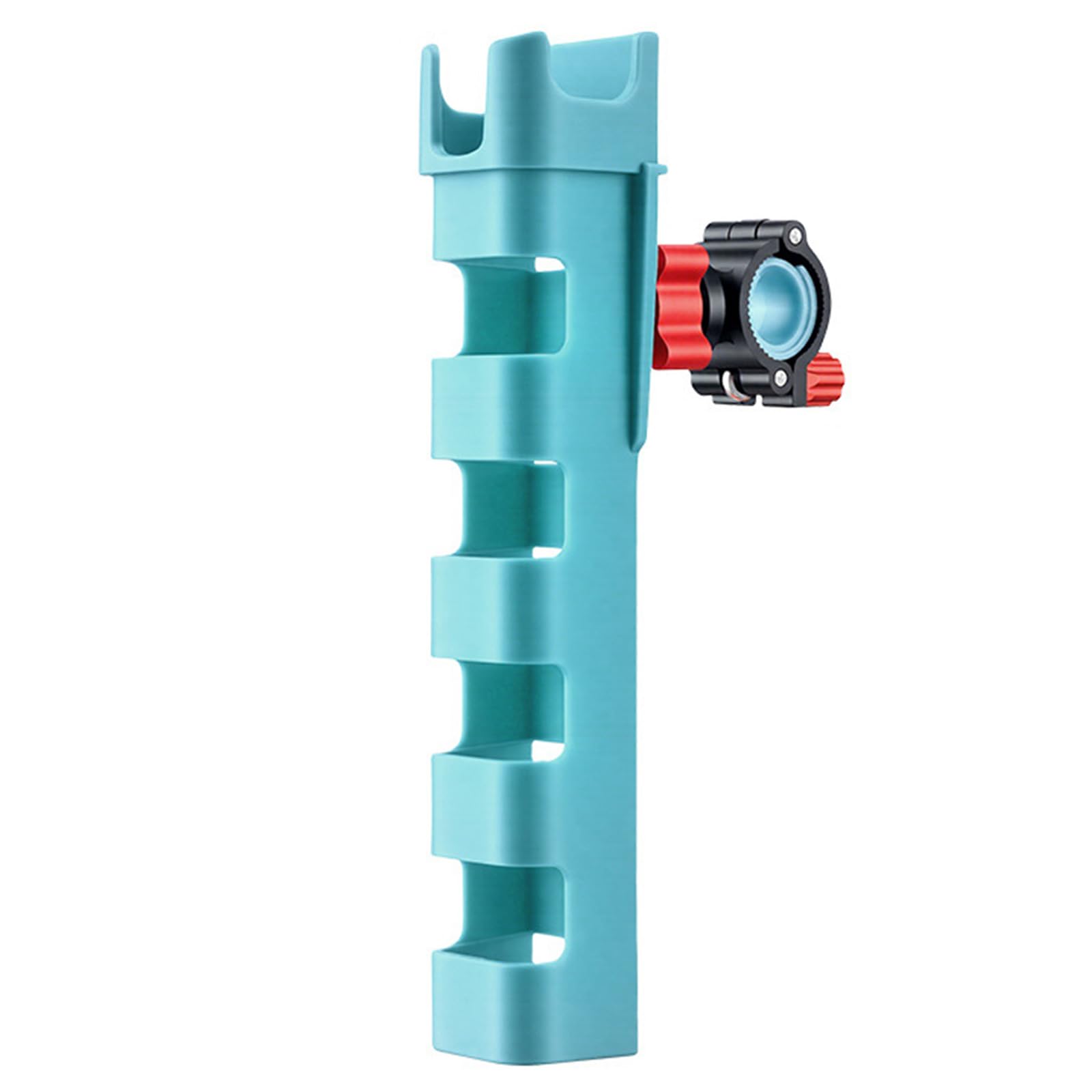 Motorcycle Fishing Rod Holder Quick Release Universal Round Tube Rods Rack Wear Resist 360 Degree Adjustable Rod Tube Mount for Most Road Mountain Bicycles
