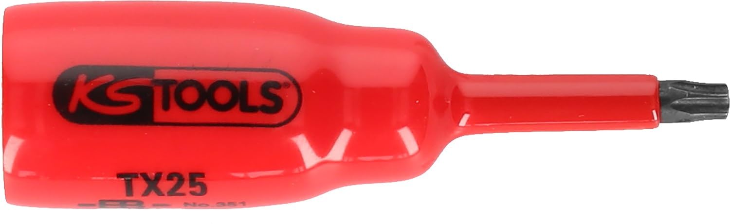 Douille à embout Torx T20 KS TOOLS 3/8 isolée contre les courts-circuits en accès étroit