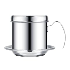 Yosoo Vietnamese Coffee Drip Filter Maker Stainless Steel Cup Easy to Carry Lightweight for Home Office and Travel