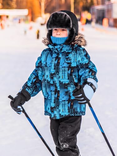 Image of Bencailor 3 Pairs Kids Ski Gloves Children Winter Gloves