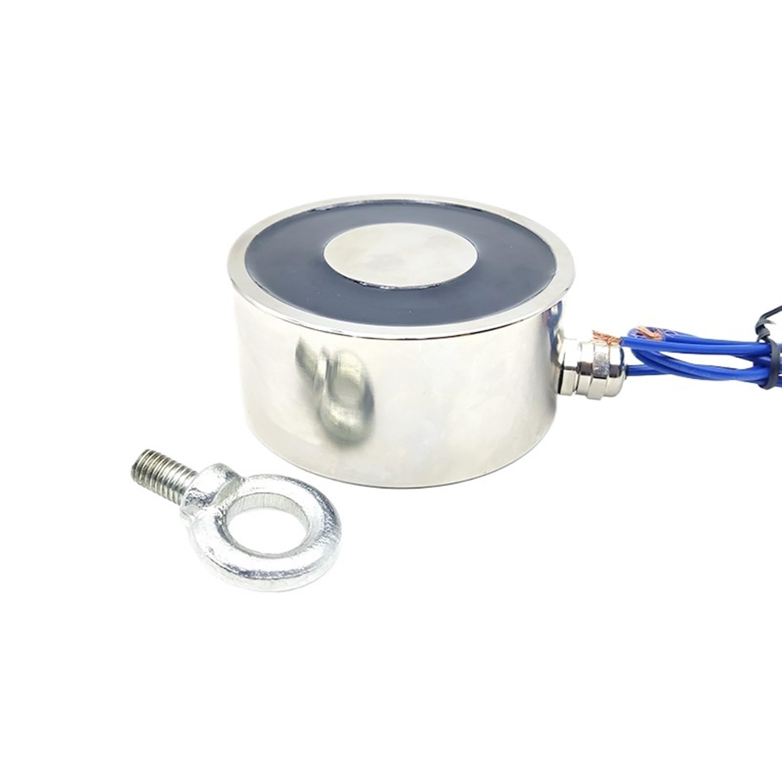 Solénoïde électromagnétique 100KG ventouse DC 24V aimant de levage cylindrique