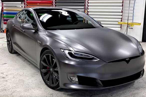 BkWrapping Pellicola Adesiva per Auto Grigio Canna di fucile Cromato opaco, Pellicola Rivestimento Protezione Adesiva, Car Sticker Wrapping (300cm x 150cm)