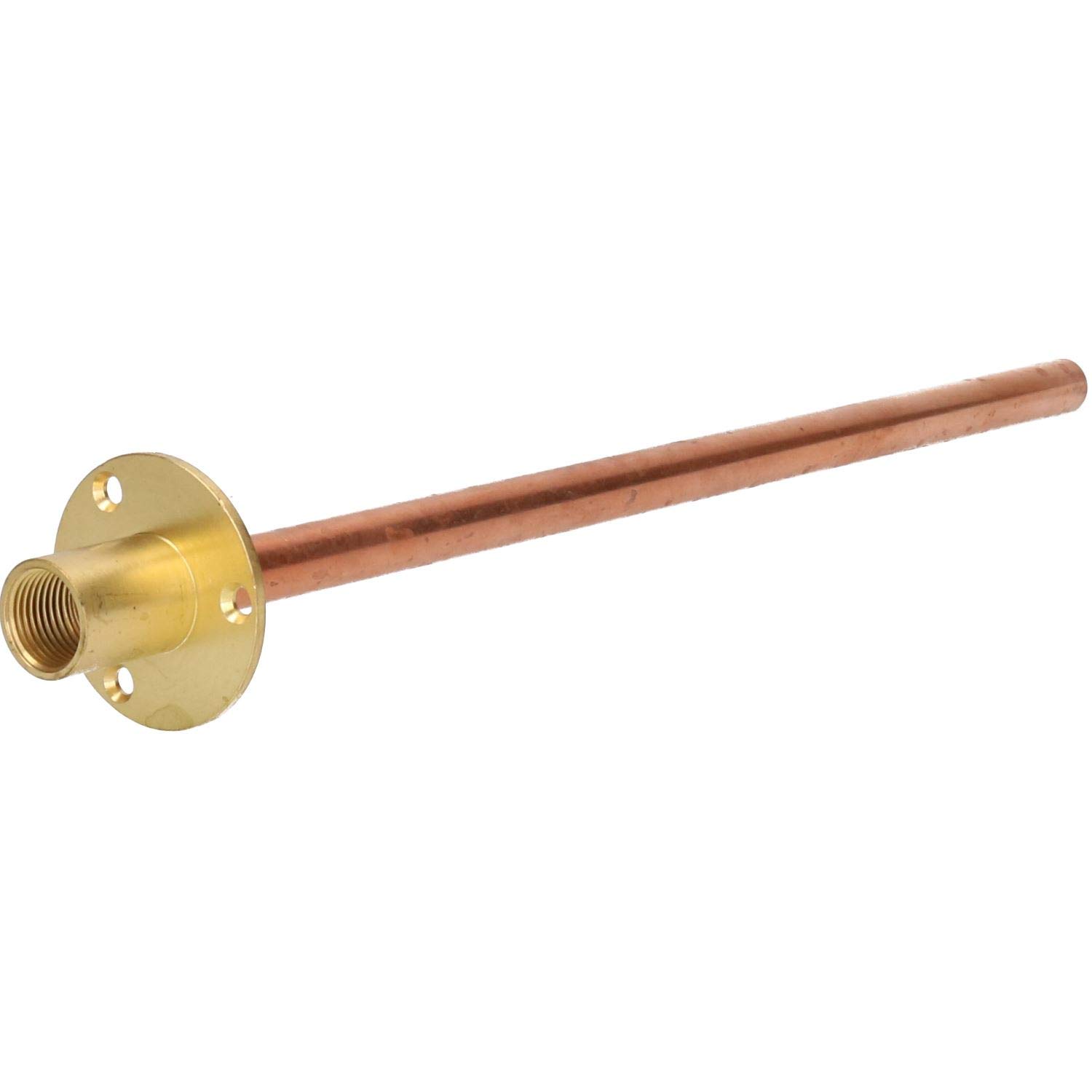 15mm Wallplate & Tube for Outdoor Tap Fitting 1/2" Hose Union Copper Solid Brass