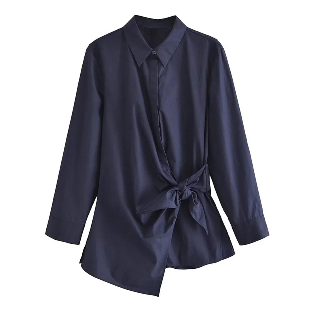 Produit pour femme - Chemise à manches longues - Taille moyenne - Pantalon large