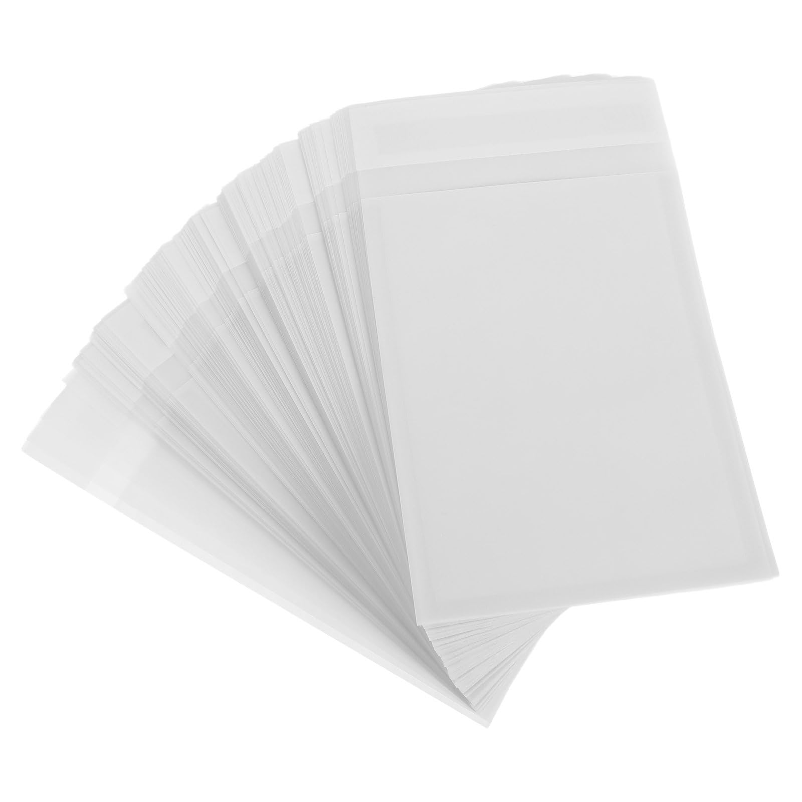 200 Stück Halbdurchsichtige Glasine Umschläge aus Pergamentpapier mit Selbstklebendem Verschluss Leichte und Vielseitige Kleiner Umschläge für Karten und Dokumente Beim Schnellen