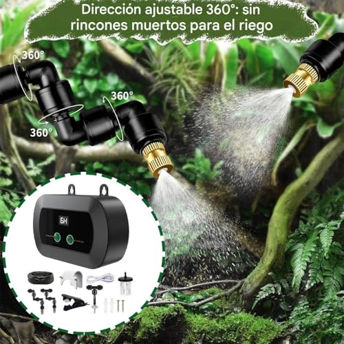 Diffuseur de brume pour reptiles à buses 360° et programmation précise - 4