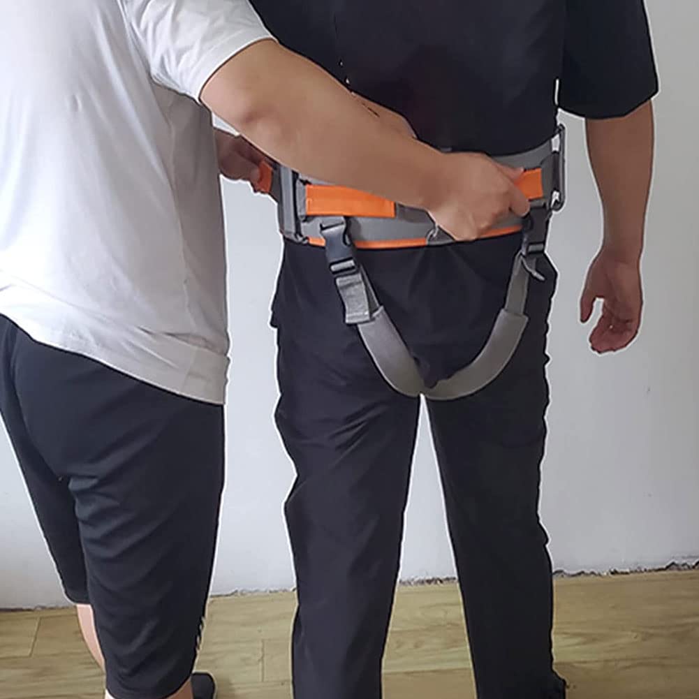 Cinturón de Transferencia Cinturón para Caminar con Trabillas para Las piernas Cinturones de Seguridad para enfermería médica con Asas Acolchadas Dispositivo de Asistencia de Seguridad para