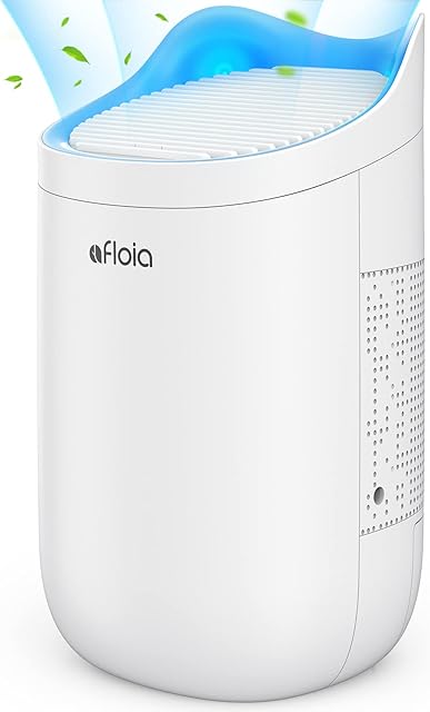 Mini Dehumidifier for Bathroom, Afloia Q3 Portable 20oz Dehumidifiers for 200 Sq.ft Auto-Off Compact Quieter Lighter Peltier Dehumidifier for Small Spaces [Cat Ear Design]