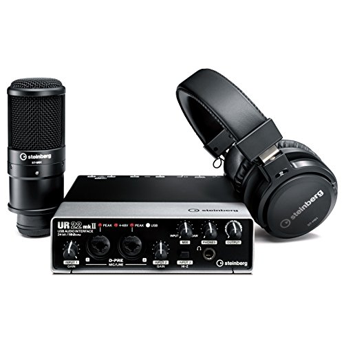 �X�^�C���o�[�O Steinberg �I�[���C�������Z�b�g UR22mkII Recording Pack ���b�v�g�b�v��iPad�ɐڑ����Ăǂ��ł��X�^�W�I�N�I���e�B�̘^�����Ȃ��\�ɂ���I�[�f�B�I�C���^�[�t�F�[�X