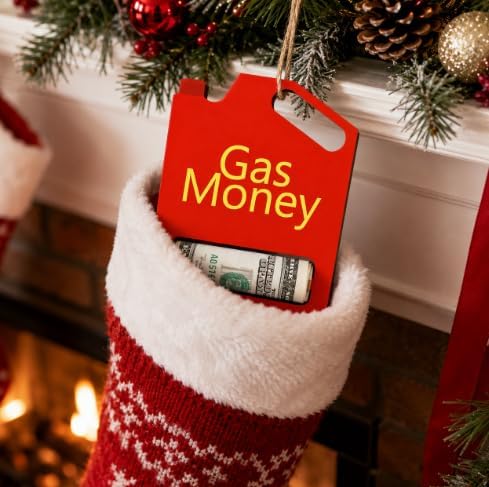 5 x 7Inch Christmas Gas Money Ornaments，2 Sets of Gas Money Decorations image 5