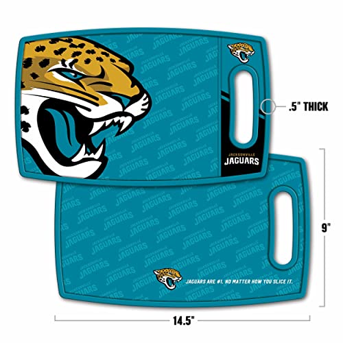 Image of YouTheFan NFL Jacksonville Jaguars Logo Series Cutting Board