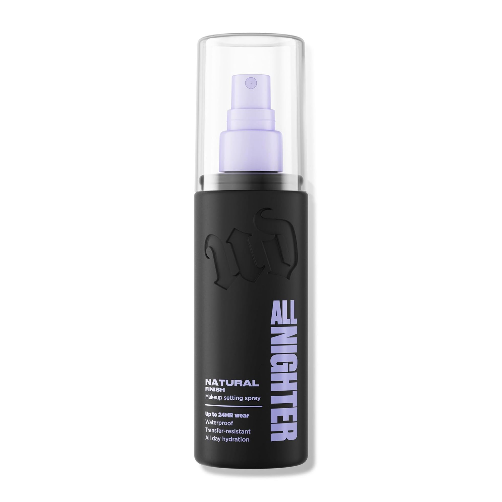 Urban Decay All Nighter Waterproof Makeup Setting Spray Natural Finish, Up to 24hr Wear, +22% Finer Mist, Hydrating, Sweat & Transfer Resistant, (Full Size)
