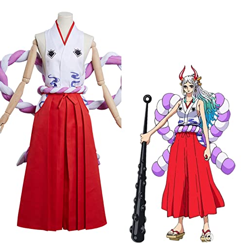 Zenhhrpt Traje De Cosplay De Yamato De One Piece De Anime Traje De Carnaval De Halloween