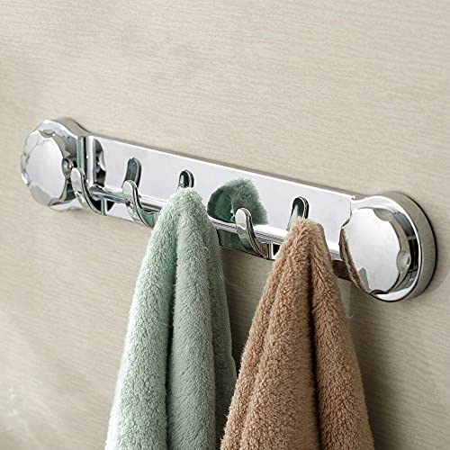 Colgador de pared estante de vacío de diseño cromado LIJUCAI 4