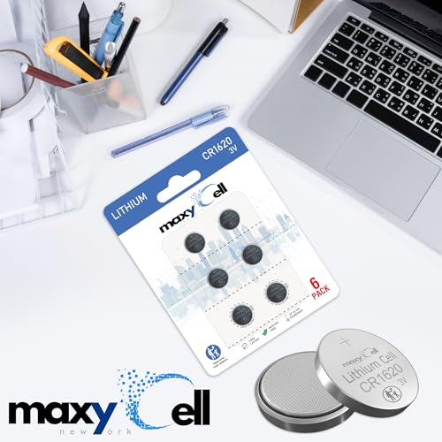 Image of CR1620 Lithium Coin Cell Battery 3V High-Capacity Long-Lasting Reliable Power for Watches, Key Fobs, Toys, Calculators, Medical Devices, Thermometers, Leak-Proof DL1620 ECR1620 (12 Pack)