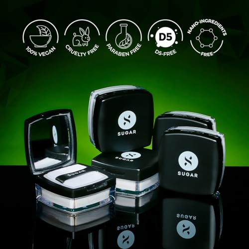 SUGAR Cosmetics All Set To Go Translucent Powder For Face | Setting Loose Powder For Face | Lightweight & Long Lasting | Matte Finish | Lasts Upto 8 Hrs | 7Gm, White - Image 5