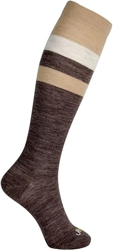 ja vie JAVIE - Calcetines de compresión graduados de 80% lana merino extra cómodos para mujeres y hombres (15-20 mmHg)