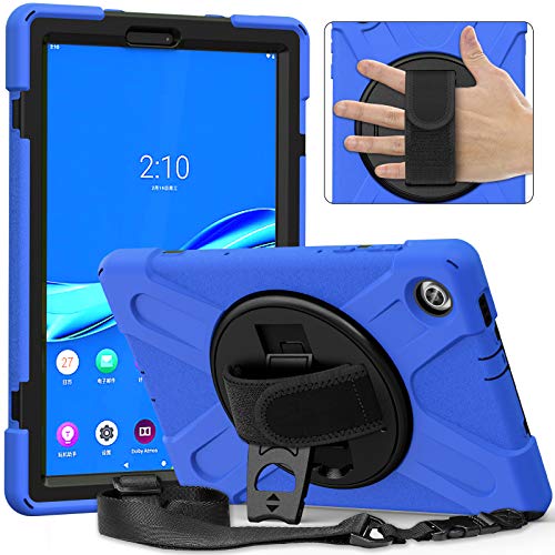 Étui Lenovo Tab M10 HD 3ème génération 10.1 pouces TB-328FU avec protection écran bleu