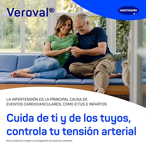 VEROVAL, Tensiómetro de Brazo + Monitor de ECG Portátil, Medidor de la Tensión Arterial, Tensiómetro Digital y Electrocardiógrafo Portátil, Detecta Hipertensión y Arritmias, Talla Universal (22-42cm) - imagen 7