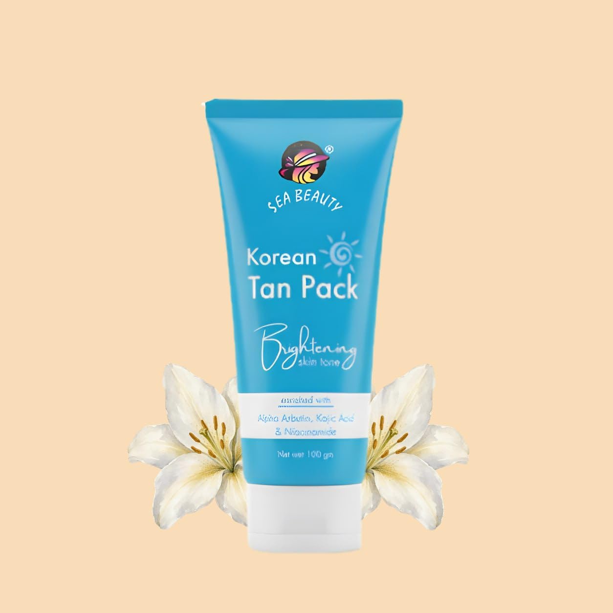 tanさんリクエストコスメ Korean Tan Pack for All Skin Types | Brightening Face Pack with