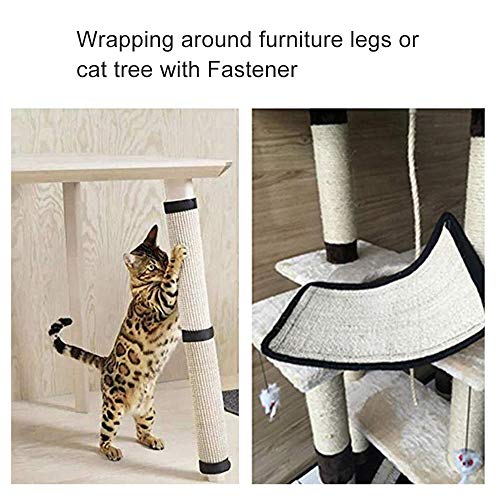 Baugger - Cat Scratcher Gato Scratch Pad Cat Nail Guarnição Mobiliário Protetor Anti-scratch Cat Tra