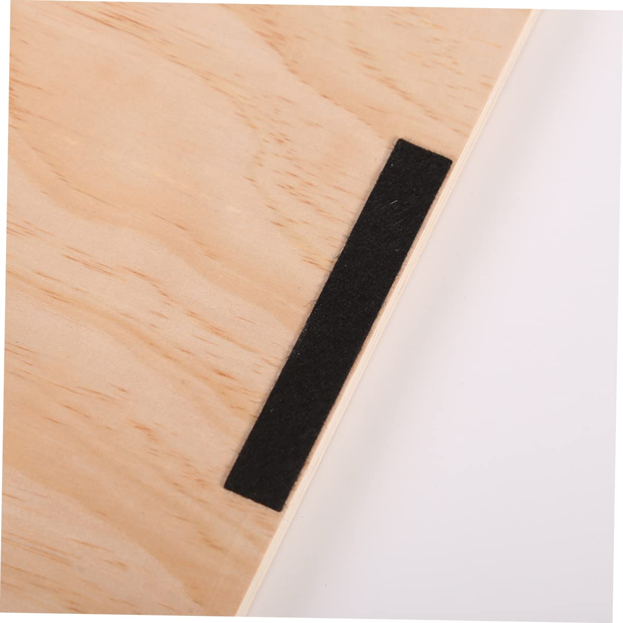Abaodam Holzfarbe Wobbelboard Balancebrett Aus Holz Rutschfeste Stehplatte Wackelbrett Für Zuhause Balance-trainingsgerät Rechteckige Balanceplatte Fürs Büro