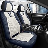 Einfache Installation: Der Autositzbezug hat ein separates Design. Das einzigartige rutschfeste Grundgewebe kann das Verrutschen des Autositzbezugs wirksam verhindern. Er kann einfach und schnell ohne professionelle Installationserfahrung und Werkzeuge installiert werden. Sparen Sie besser Ihre kostbare Zeit.
