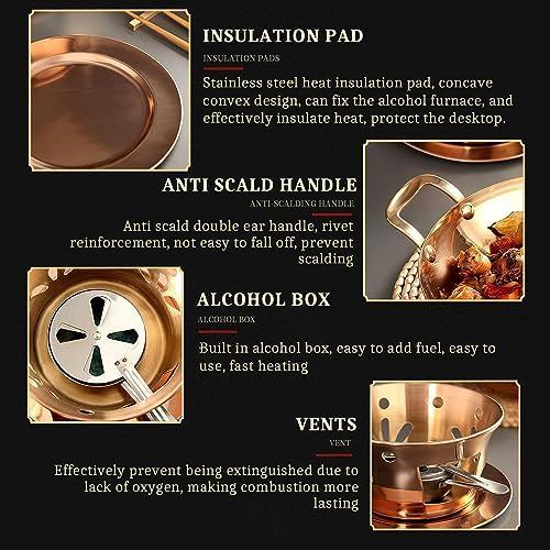 Stainless Steel Chafing Dish Set - Commercial Buffet Warming Tray with Fuel Holders for Birthday Parties, Weddings, Celebrations & Alcohol Serving